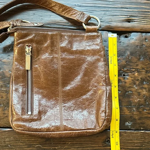 HOBO Brown Leather Crossbody Bag - Picture 7 of 10